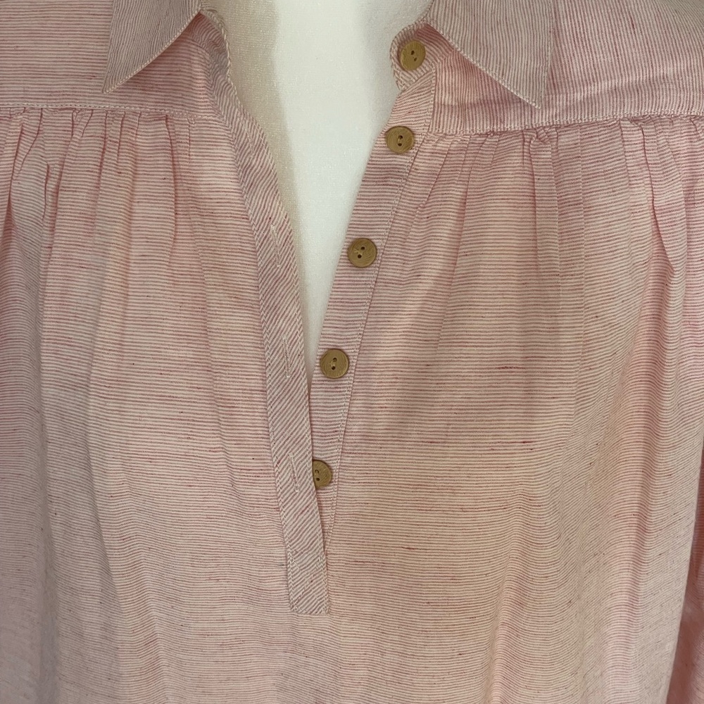 Steven Alan Pink Button Up Size Medium - image 4